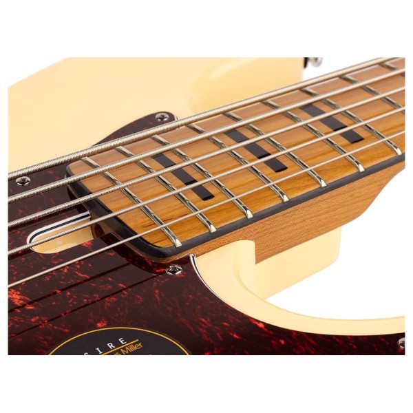 Sire Marcus Miller V5 5 String Bass, Vintage White