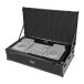 UDG Ultimate DJ Podium Flight Case, Black - Angled Open (Media Player and Mixer Not Included)