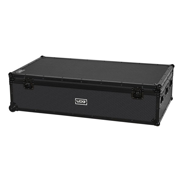 UDG Ultimate DJ Podium Flightcase, Black - Angled Closed 2