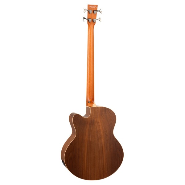 Tanglewood TRU7ABCEAW Reunion Pro Series Jumbo Bass, Natural - back 