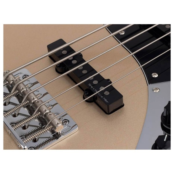 Sire Marcus Miller V5 5 String Bass, Champagne Gold Metallic