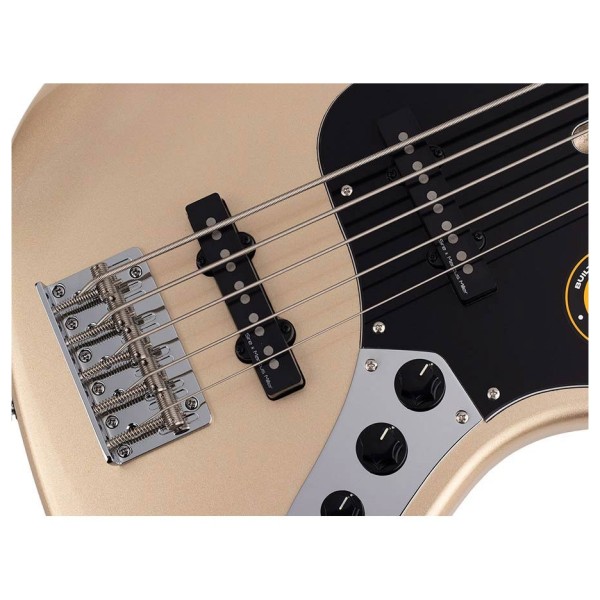 Sire Marcus Miller V5 5 String Bass, Champagne Gold Metallic