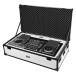 UDG Ultimate DJ Podium Flightcase, White - Open (Media Player and Mixer Not Included)