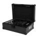 AlphaTheta DJM-V5 Mixer Flight Case, Black - Angled Open (Mixer Not Included)