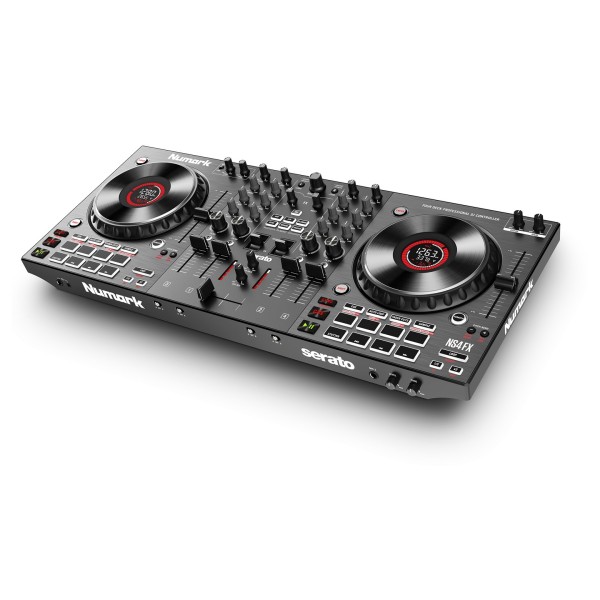 Numark NS4FX DJ Controller - Angled