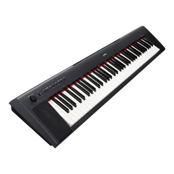 Yamaha NP31 Portable Digital Piano, Black -side