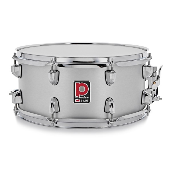 Premier Artist 14" x 6.5" Aluminium Snare Drum, Brushed Aluminium