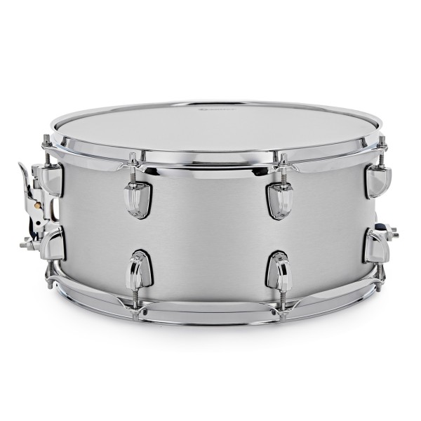 Premier Artist 14" x 6.5" Aluminium Snare Drum, Brushed Aluminium