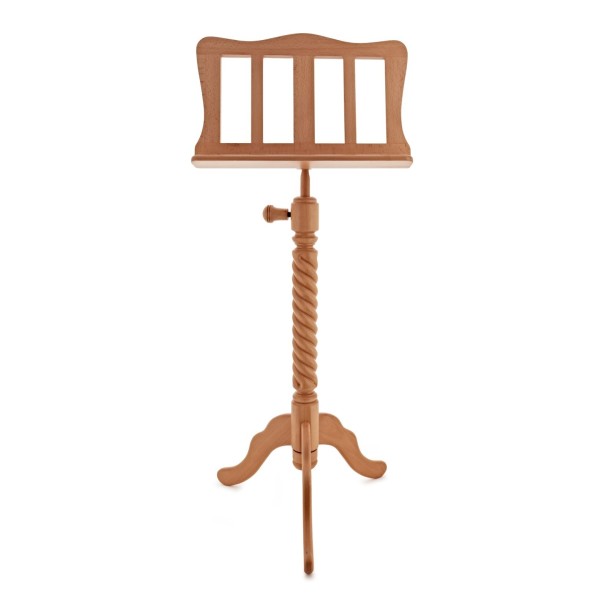 Wooden Music Stand by Gear4music, Beechwood