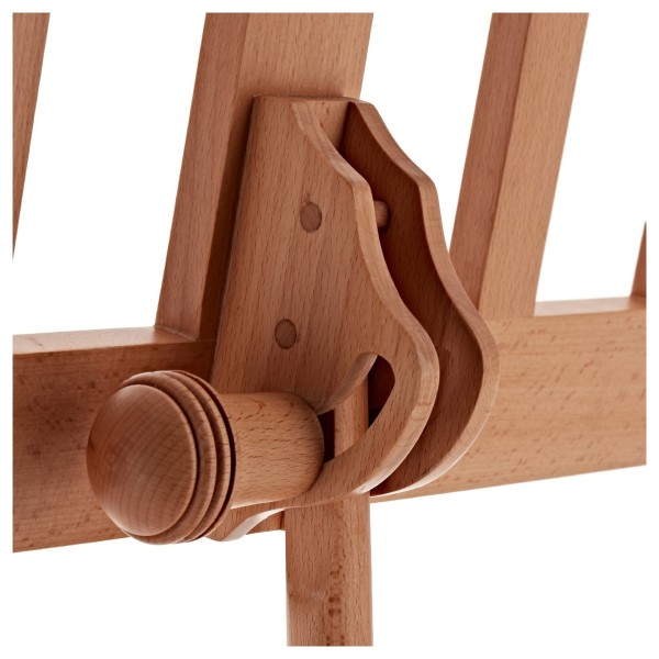 Wooden Music Stand by Gear4music, Beechwood