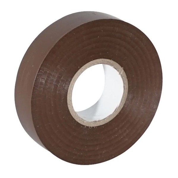 eLumen8 Economy PVC Insulation Tape 19mm x 33m, Brown
