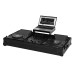 UDG Ultimate Flight Case Set AlphaTheta CDJ-3000X/DJM-V5, Black - Angled Open (CDJ and Mixer Not Included)