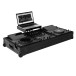 UDG Ultimate Flight Case Set AlphaTheta CDJ-3000X/DJM-V5, Black - Angled Open 2 (CDJs and Mixer Not Included)