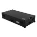 UDG Ultimate Flight Case Set AlphaTheta CDJ-3000X/DJM-V5, Black - Angled Closed Flat