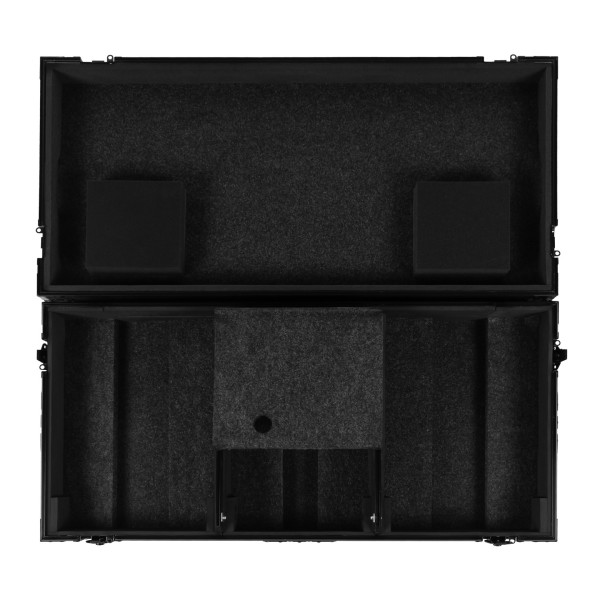 UDG Ultimate Flight Case Set AlphaTheta CDJ-3000X/DJM-V5, Black - Top Empty