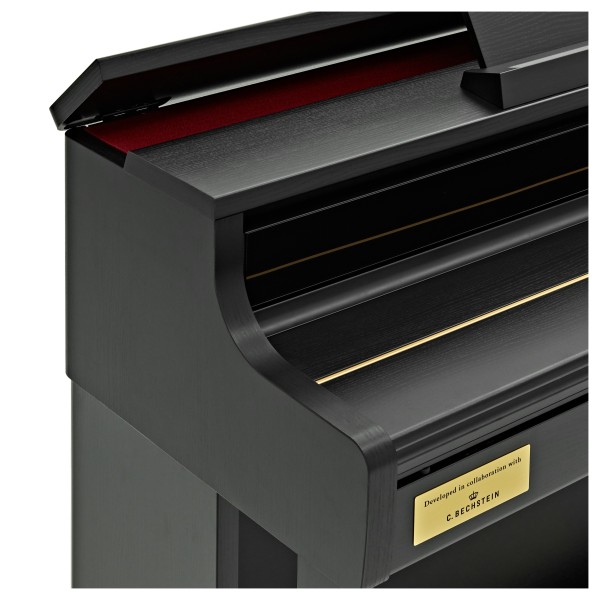Casio AP-750 Digital Piano, Black - Lid Up