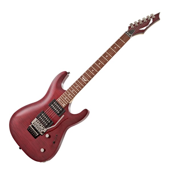 Dean Custom 350F Floyd Rose, Trans Red at Gear4music