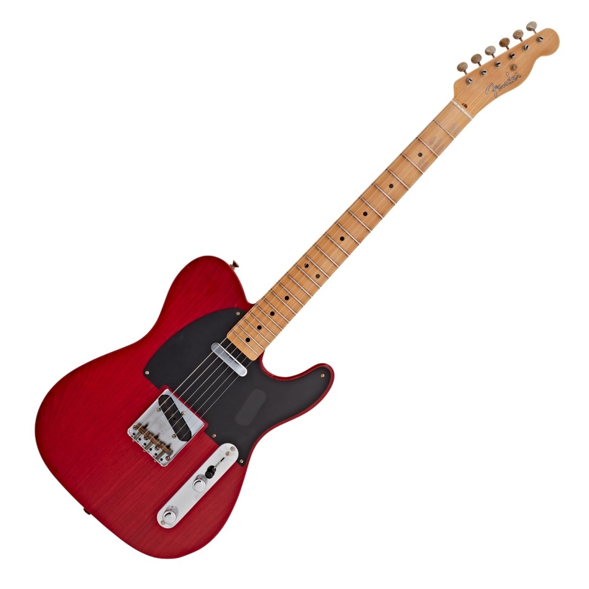 Fender Custom Shop 1951 Nocaster Journeyman Relic 1-P Rift Sawn Maple Neck Aged Crimson Transparent