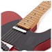 Fender Custom Shop 1951 Nocaster Journeyman Relic 1-P Rift Sawn Maple Neck, Aged Crimson Transparent - upper frets
