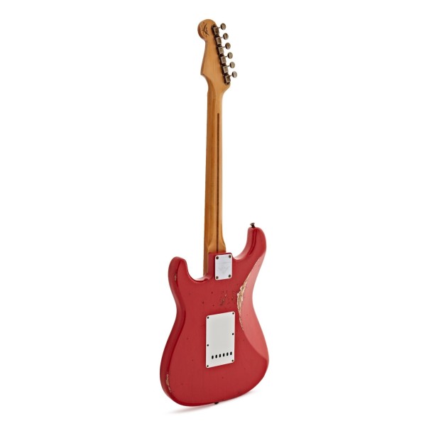 Fender Custom Shop Special Edition '58 Compound Radius Stratocaster Relic, Aged Fiesta Red - back