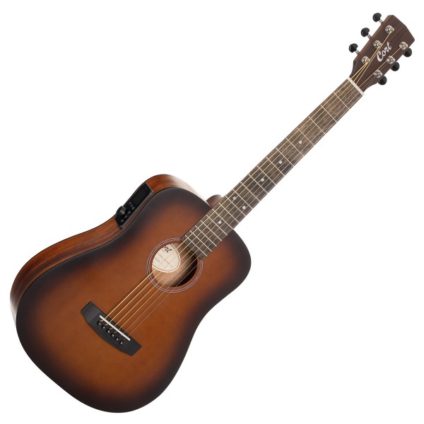 Cort Earth GO 3/4 Mini Dreadnought, Open Pore Brown Burst