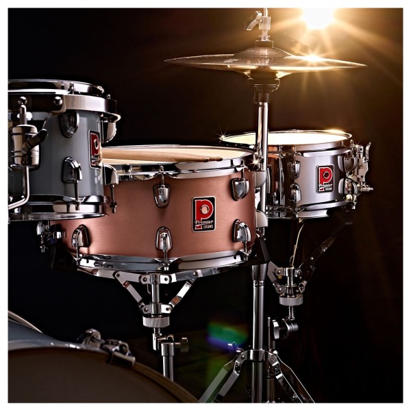 Premier Artist 14" x 6.5" Copper Snare Drum, Brushed Copper