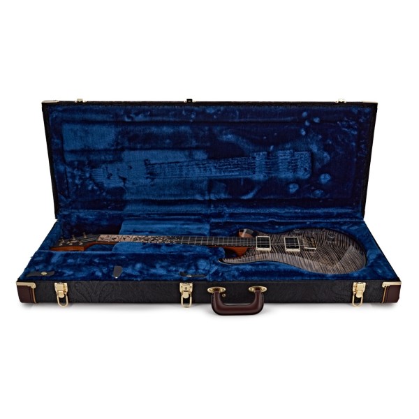PRS Custom 24 'Birds of a Feather' Limited Edition, Charcoal Microburst - guitar in case