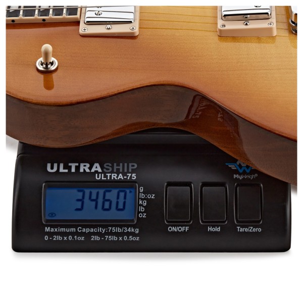Gibson Les Paul Studio Session, Honey Burst #211260002 - weight shot