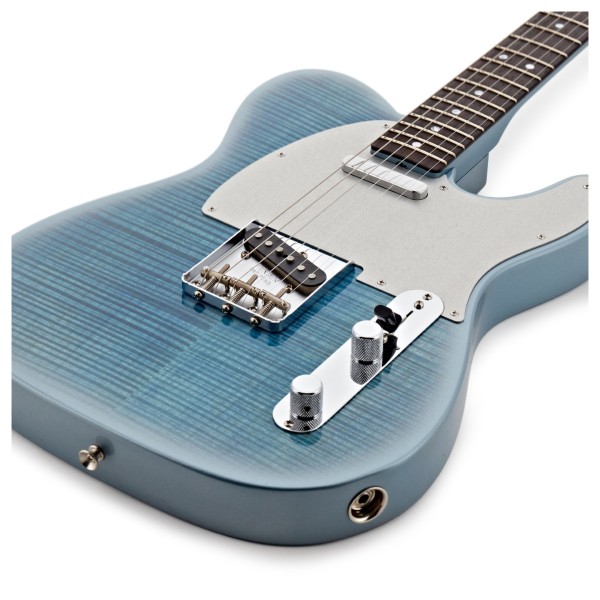 Fender Custom Shop Master Built by Austin MacNutt 60s 5A Flame Top Tele NOS RW, Ice Blue Met Burst - body