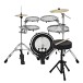 PBK+ Portable 5 Piece Busking Drum Kit by Gear4music, Stool Pack