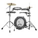 PBK+ Portable 5 Piece Busking Drum Kit by Gear4music, Stool Pack