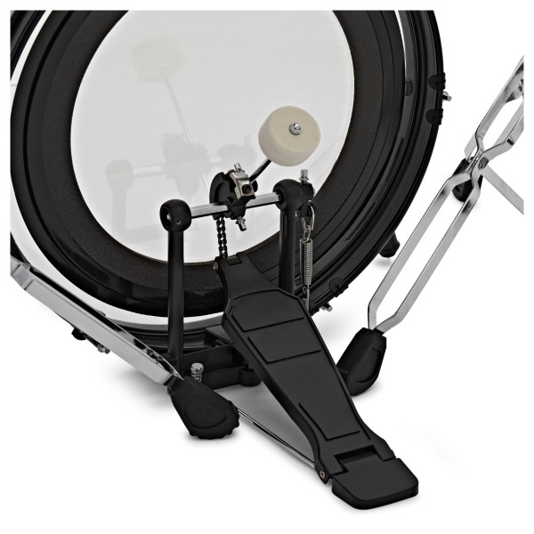 PBK+ Portable 5 Piece Busking Drum Kit by Gear4music, Stool Pack