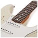 Fender Custom Shop Limited Edition '65 Strat Heavy Relic w/ CC Hardware, Aged Olympic White - upper frets