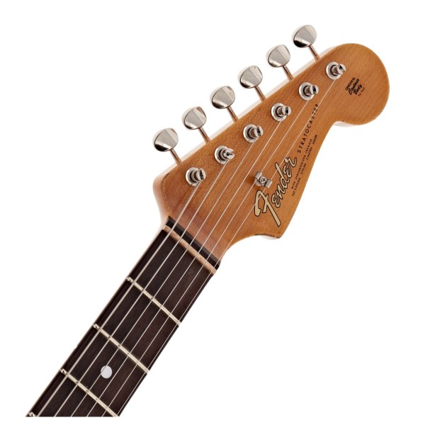 Fender Custom Shop Limited Edition '65 Strat Heavy Relic w/ CC Hardware, Aged Olympic White - headstock