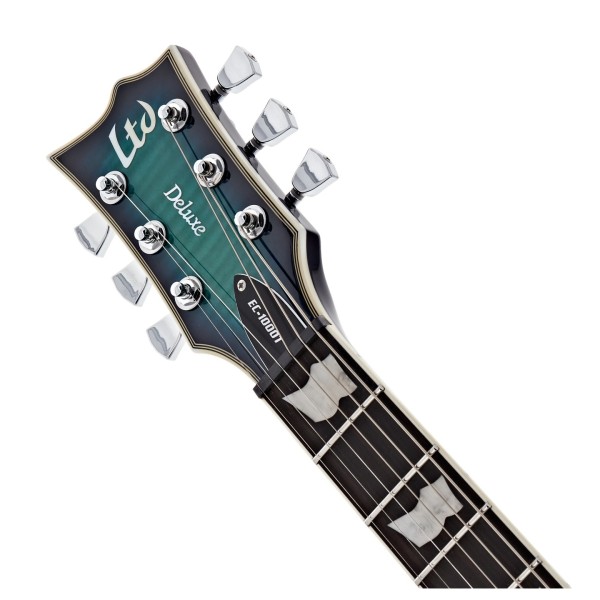 ESP LTD EC-1000T/CTM FM Left-Handed, Violet Shadow - headstock