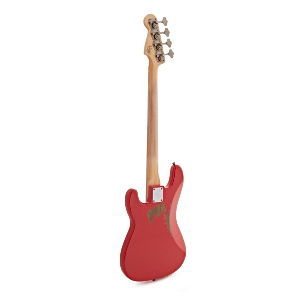 Fender Custom Shop Pino Palladino Signature Precision Bass RW, Fiesta Red over Desert Sand - back
