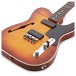 Fender Custom Shop Artisan Dual P90 Flame Maple Top Tele Relic 3A RW, Aged Tobacco Sunburst - body