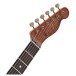 Fender Custom Shop Artisan Dual P90 Flame Maple Top Tele Relic 3A RW, Aged Tobacco Sunburst - headstock