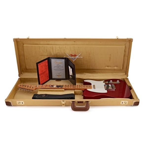 Fender Custom Shop 2026 Collection Time Machine Series '58 Top-load Telecaster JRN, Firemist Red - guitar in case