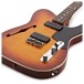 Fender Custom Shop Artisan Dual P90 Flame Maple Top Tele Relic 3A RW, Aged Tobacco Sunburst - body