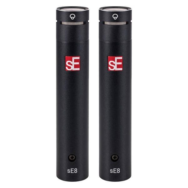 sE Electronics sE8 Supercardioid Pencil Condenser Microphones, Matched Pair