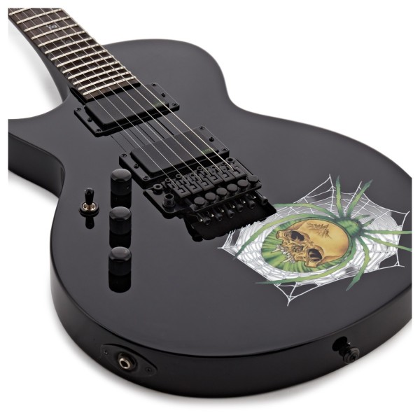 ESP LTD KH-3 Spider Kirk Hammett Signature Left Handed, Black - body
