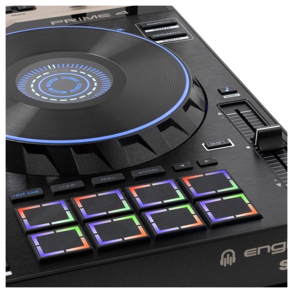 Denon Prime 4 MKII Standalone DJ System - Pads Detail