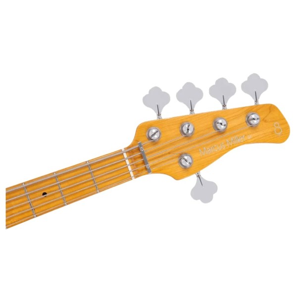 Sire Marcus Miller Z3 5 String Bass, Sparkle Black - headstock
