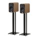 Q Acoustics Q 5020 Bookshelf Speakers, Holme Oak (Pair) Stand View