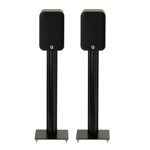 Q Acoustics Q 5020 Bookshelf Speakers, Holme Oak (Pair) Stand View 2