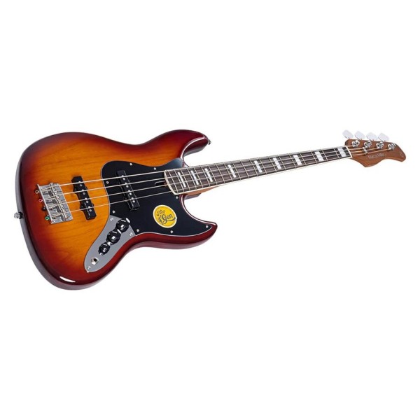 Sire Marcus Miller V5R Bass, Tobacco Sunburst - angled shot