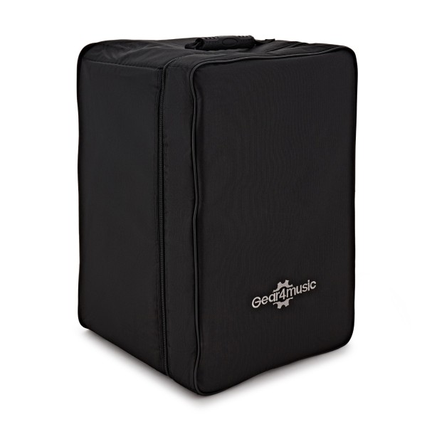 Deluxe String Cajon by Gear4music, Ebony Burl