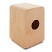 Deluxe String Cajon by Gear4music, Heritage Ebony