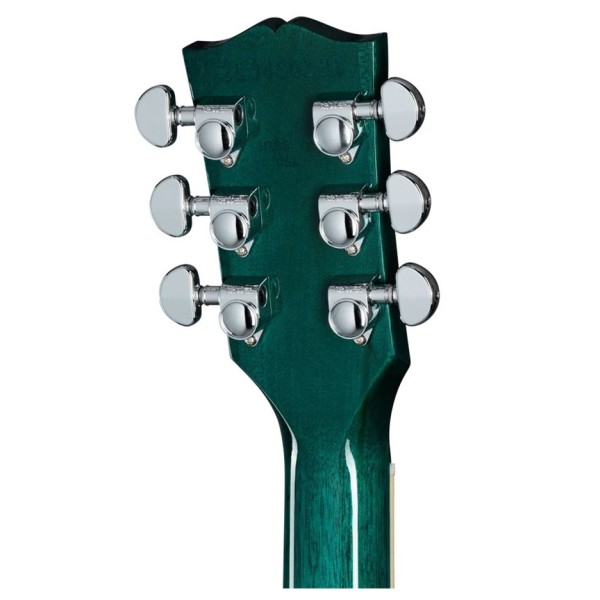 Gibson SG Standard, Translucent Teal - back of headstock